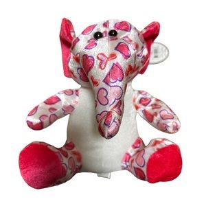 Heart Pattern Elephant NWT
